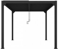 Mirpol - Vrtna pergola Luxe 4x4m - antracit z LED