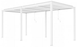 Vrtna pergola Luxe 5.8x4m - bela