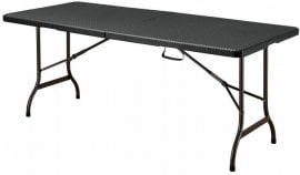 Vrtna miza Vivid 180x75 cm - črna