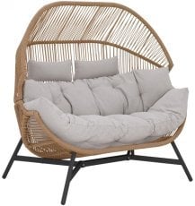 Vrtni fotelj dvosed Holand - bež