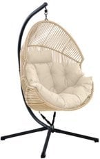 Viseči vrtni fotelj Holand - bež