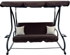 Vrtni gugalnik raztegljiv Pegi - čokolada