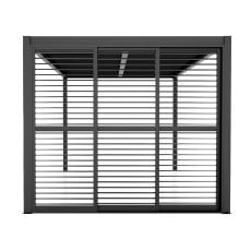 Drsna žaluzijska vrata R LUXE 370x238 antracit