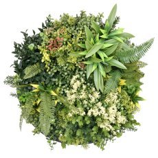 Plošča z barvitimi rastlinami Harmonia I (premer 50 cm)