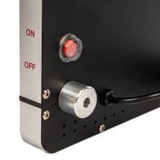 Stekleni konvektorski grelnik GH-08 črn