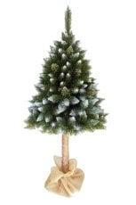 Umetno božično drevo na deblu – diamantna borovka, 180 cm