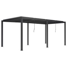 Pergola Luxe 5,8x4x2,5 m antracit z LED osvetlitvijo