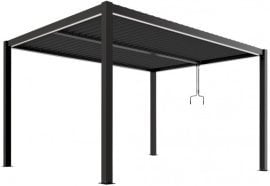 Pergola Luxe z LED 3x4x2,5 m - antracit 
