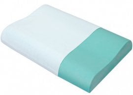 Vzglavnik Paris Viscogreen 60x43x10 -11cm 