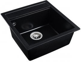 Pomivalno korito Fiesta s sifonom - črno