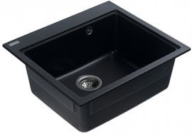 Pomivalno korito Vesta s sifonom - črno