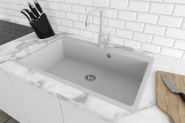 Pomivalno korito Bogema s sifonom - belo