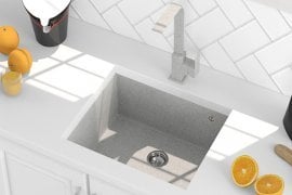 Pomivalno korito Oasis s sifonom - belo