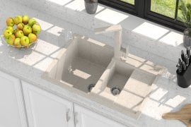 Pomivalno korito Toskana s sifonom - safari 