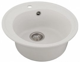 Pomivalno korito Luna 510 s sifonom - belo