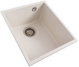 Pomivalno korito Roxy 37 belo s sifonom