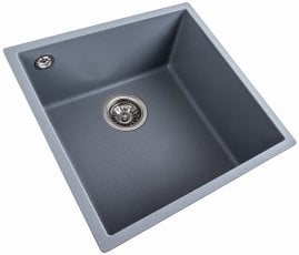 Pomivalno korito Ruba 44 sivo s sifonom