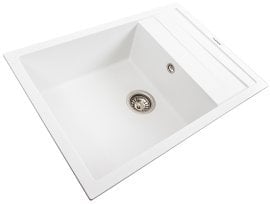 Pomivalno korito Cascada 70 belo s sifonom