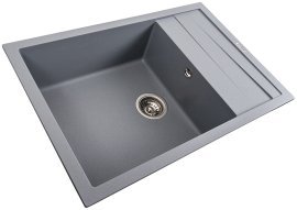 Pomivalno korito Cascada 70 sivo s sifonom
