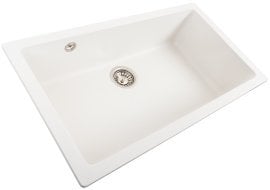 Pomivalno korito Paruana 79 belo s sifonom