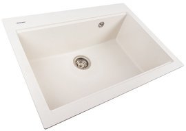 Pomivalno korito Sapfir 76 belo s sifonom