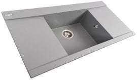 Pomivalno korito Atlas 96 sivo s sifonom