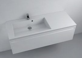 Umivalnik Peggy 125 L - bel