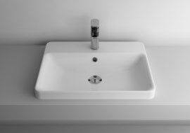 Nadpultni umivalnik Mary 55 - bel