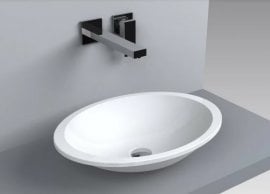 Nadputni umivalnik Pat 50 - bel