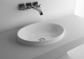 Nadpultni umivalnik Osanna 50 - bel