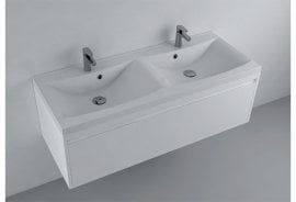 Umivalnik Lucia 120 dvojni - bel