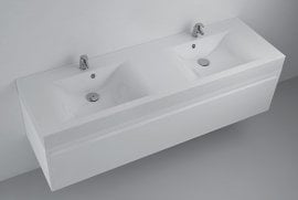 Umivalnik Nadja 160 dvojni - bel