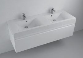 Umivalnik Nadja 140 dvojni - bel