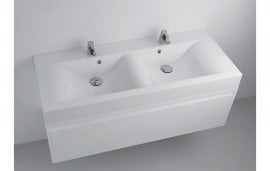 Umivalnik Nadja 120 dvojni - bel