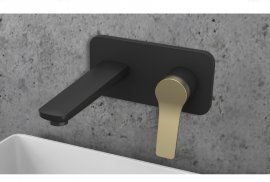 Armatura za umivalnik Andare Nero Bronze stenska