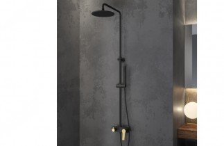 Tuš kolona Andare Nero Bronze