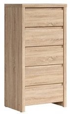 Ozka komoda Kaspian - Sonoma hrast