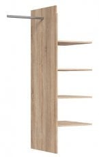 Police za garderobno omaro Kaspian - Sonoma hrast