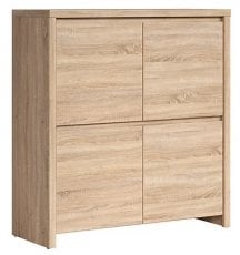 Komoda Kaspian s štirimi vrati - Sonoma hrast