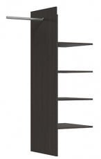 Police za garderobno omaro Kaspian - Wenge