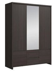 Široka garderobna omara Kaspian - Wenge