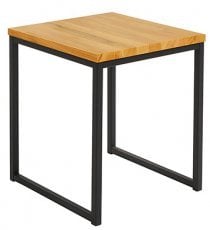 Klubska mizica Aroz - naravna akacija - 40 cm