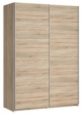 Garderobna omara Colin z drsnimi vrati - sonoma hrast - 153 cm