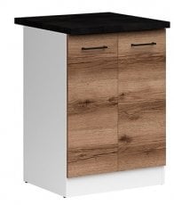 Spodnja omara Junona Line - bela/temni hrast - 60 cm