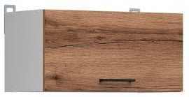 Zgornja omarica Junona Line - bela/temni hrast - 60 cm