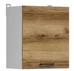 Zgornja omara Junona Line - bela/svetel hrast - 50 cm