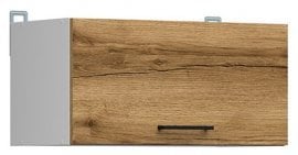 Zgornja omarica Junona Line - bela/svetel hrast - 60 cm