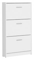 Omara za čevle s tremi predelki Nepo Plus - Bela