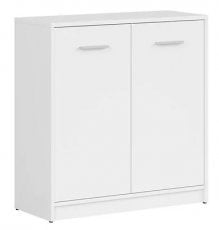 Dvovratna komoda Nepo Plus - Bela