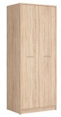 Garderobna 2-vratna omara Nepo Plus - Sonoma hrast